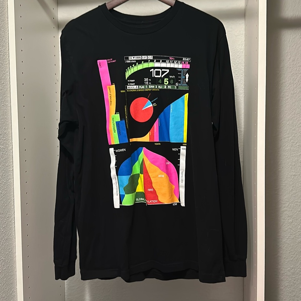 Men’s XL Flume Stats Long Sleeve Tee